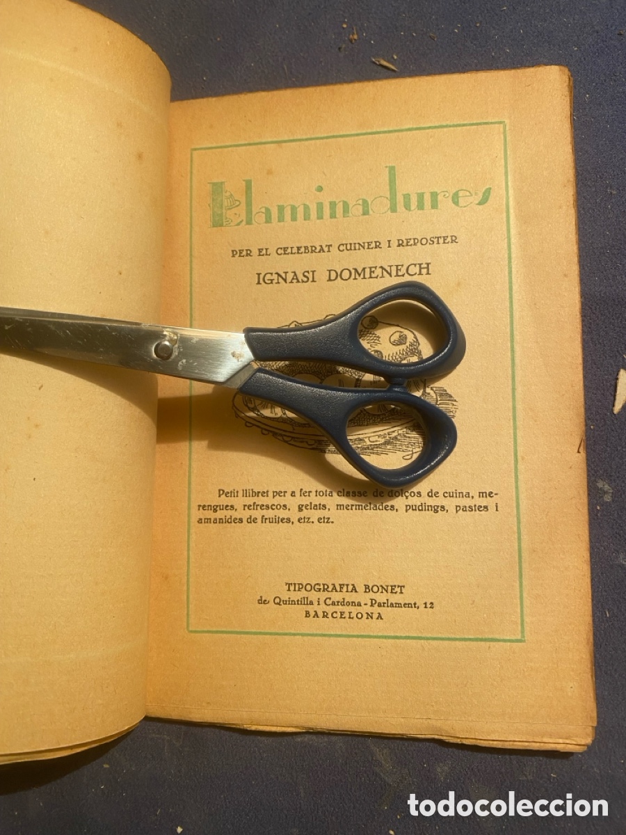 Libros antiguos: IGNACIO DOM&Eacute;NECH: - LLAMINADURES - ( BARCELONA, 1916) - Foto 2