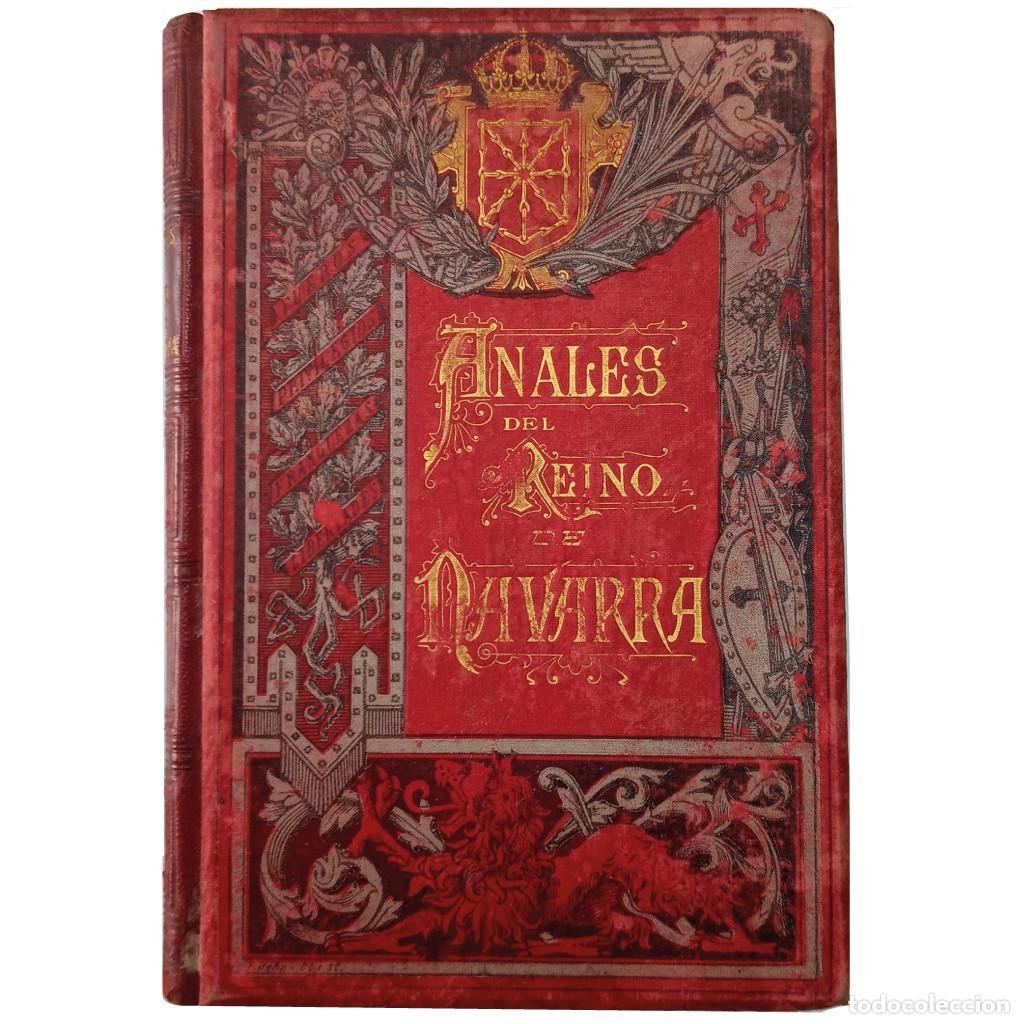 Libros antiguos: ANALES DEL REINO DE NAVARRA. Tomo II. Moret, Jos&eacute; de