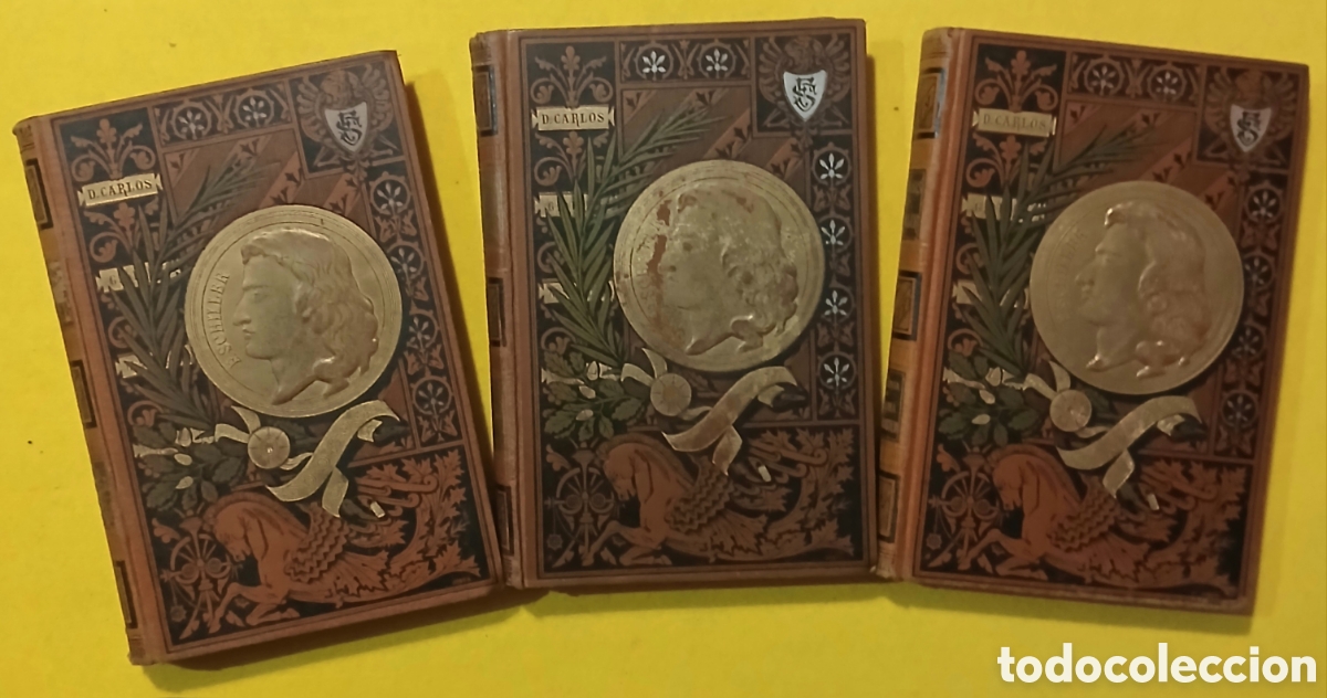 Libros antiguos: Dramas C.F. SCHILLER - Foto 2