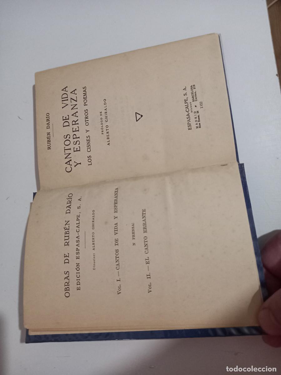 Libros antiguos: CANTOS DE VIDA Y ESPERANZA / LOS CISNES Y OTROS POEMAS. DARIO, RUBEN
