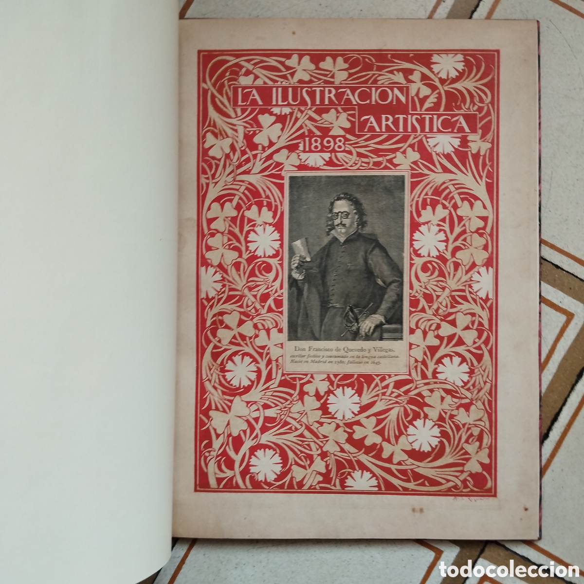 Libros antiguos: ALEXANDRE DE RIQUER LA ILUSTRACI&Oacute;N ART&Iacute;STICA 3 ENERO 1898 FRANCISCO QUEVEDO SUE&Ntilde;O CALAVERAS