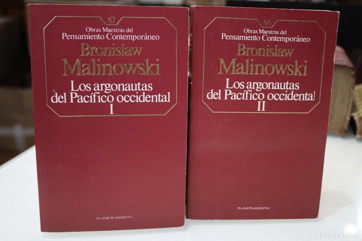 Libros antiguos: Los argonautas del pac&iacute;fico occidental.- Dos tomos. - Bronislaw Malinowski