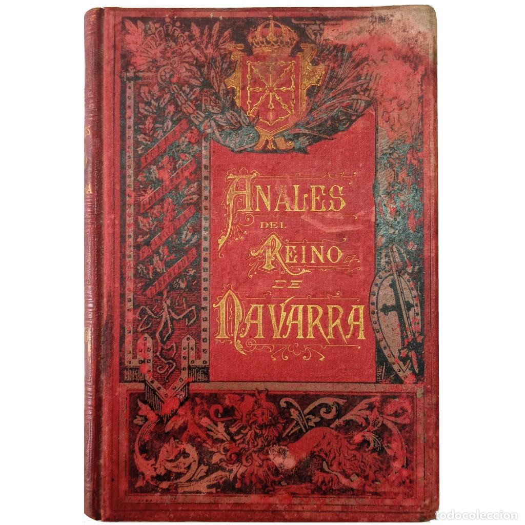 Libros antiguos: ANALES DEL REINO DE NAVARRA. Tomo X. Moret, Jos&eacute; de