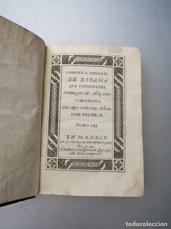 Libros antiguos: CR&Oacute;NICA GENERAL DE ESPA&Ntilde;A. AMBROSIO DE MORALES. TOMO VII. 1791. MADRID