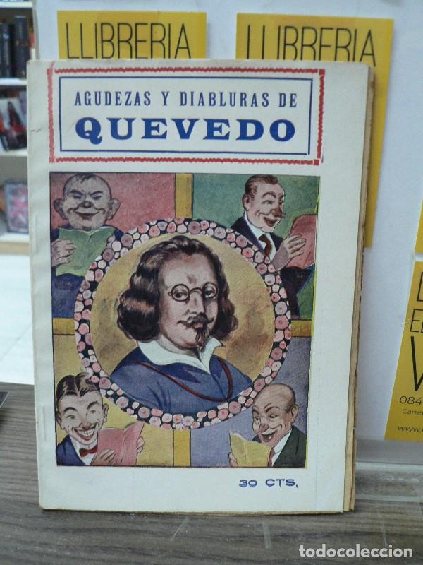 Libri antichi: Agudezas y diabluras de Quevedo - Francisco De Quevedo y Villegas - Editorial El Gato Negro - 1932