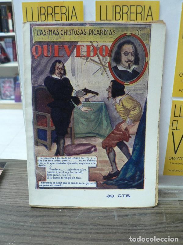 Libros antiguos: Las m&aacute;s chistosas picard&iacute;as de Quevedo - Francisco de Quevedo y Villegas - Editorial El Gato Negro 1