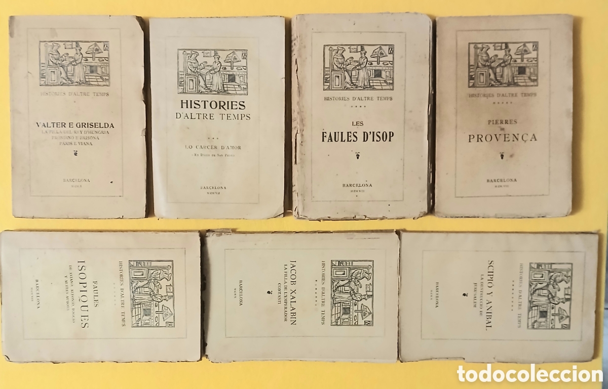 Libros antiguos: Histories d'altre temps