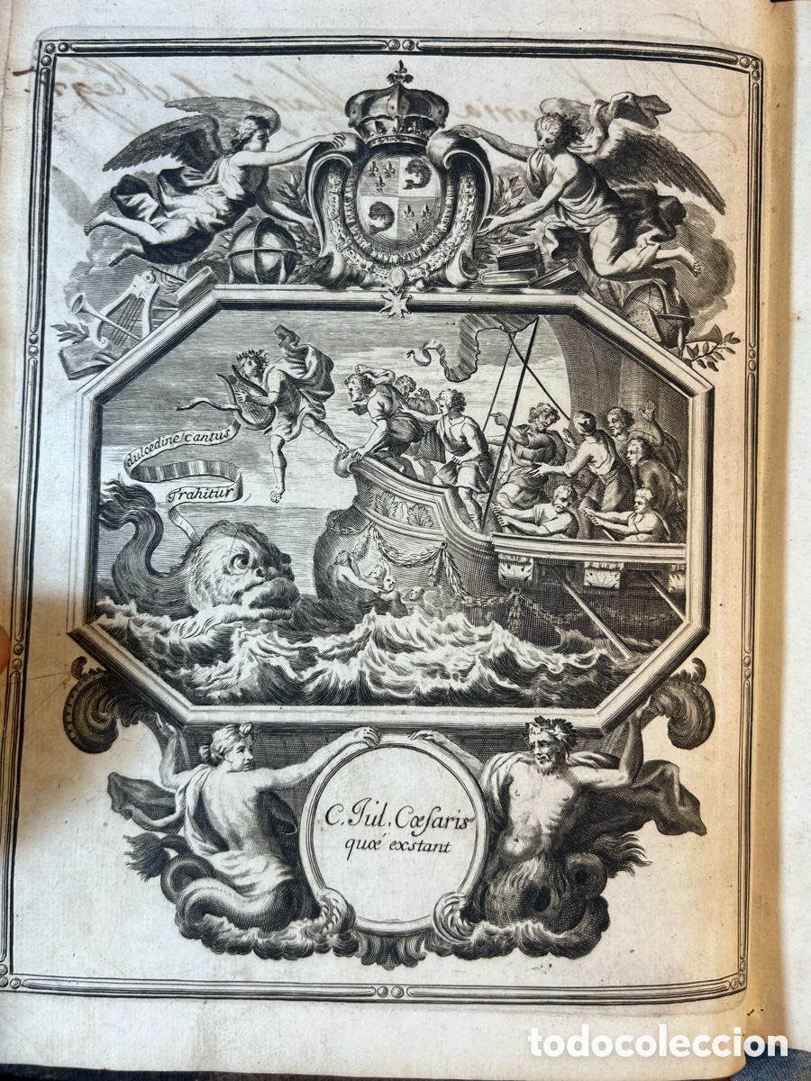 Libros antiguos: OBRAS DE JULIO CESAR - 1678 - A2 - Foto 8