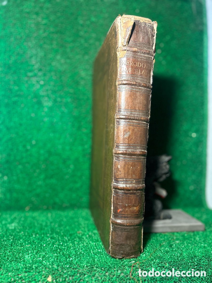 Libros antiguos: HISTORIAS DE HERODOTO POST INCUNABLE - 1592 -A1
