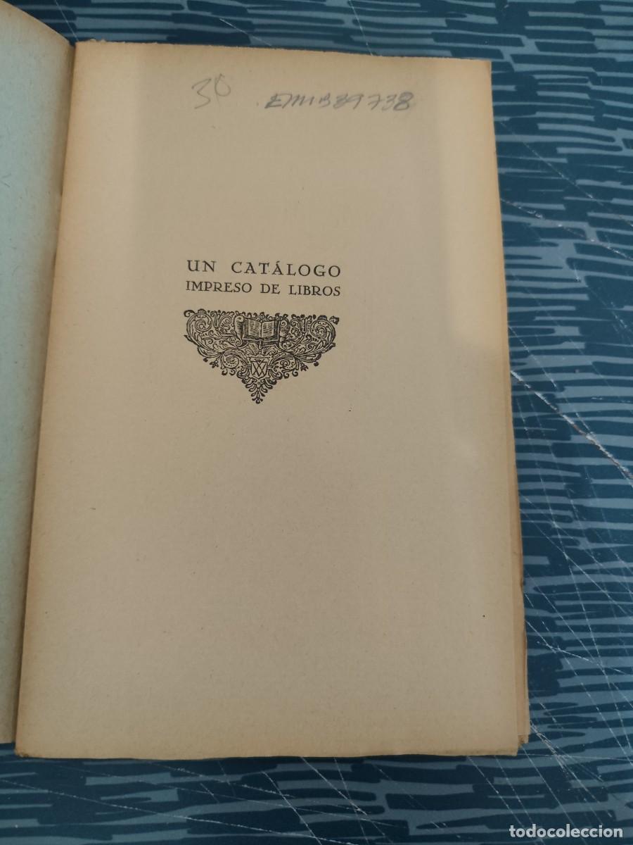 Libros antiguos: UN CATALOGO IMPRESO DE LIBROS PARA VENDER EN....LEER - Foto 2
