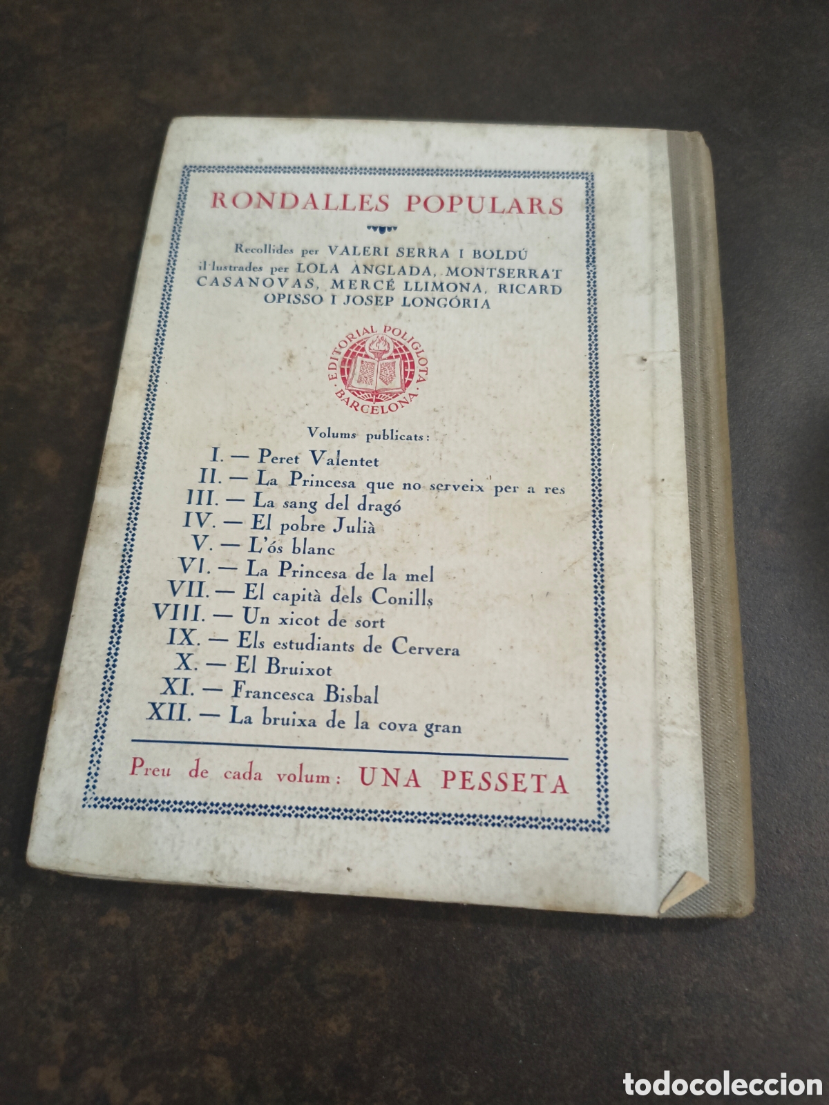 Libros antiguos: LA BRUIXA DE LA COVA GRAN (POLIGLOTA) - Foto 2