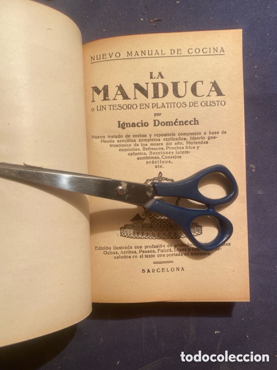 Libros antiguos: IGNASI DOMENECH: - LA MANDUCA - (C.1920) - Foto 2