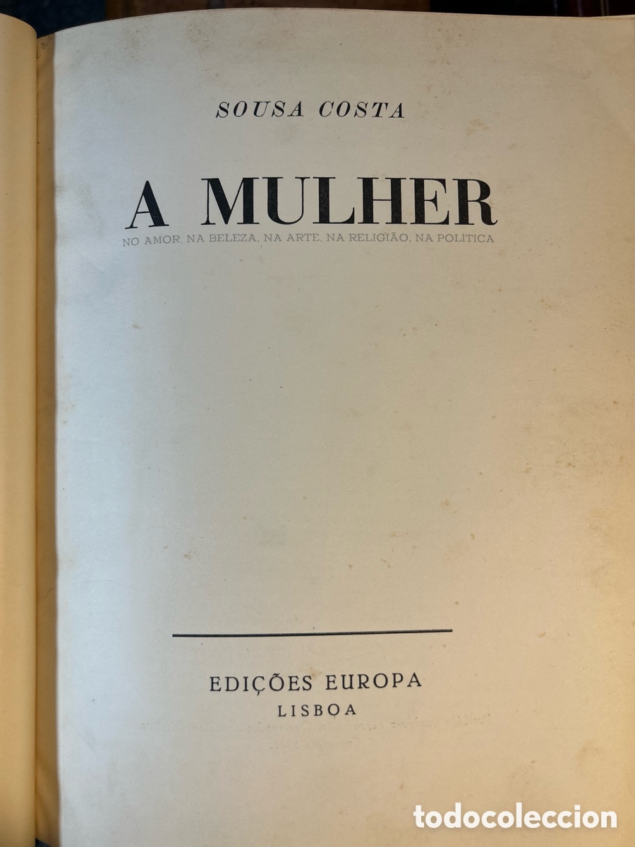 Libros antiguos: SOUSA COSTA - A MULHER LUJO - A4 - Foto 6