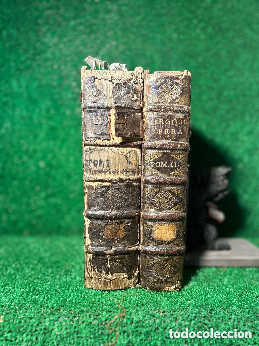 Libros antiguos: VIRGILII MARONIS OPERA 1717 - B4 - Foto 2