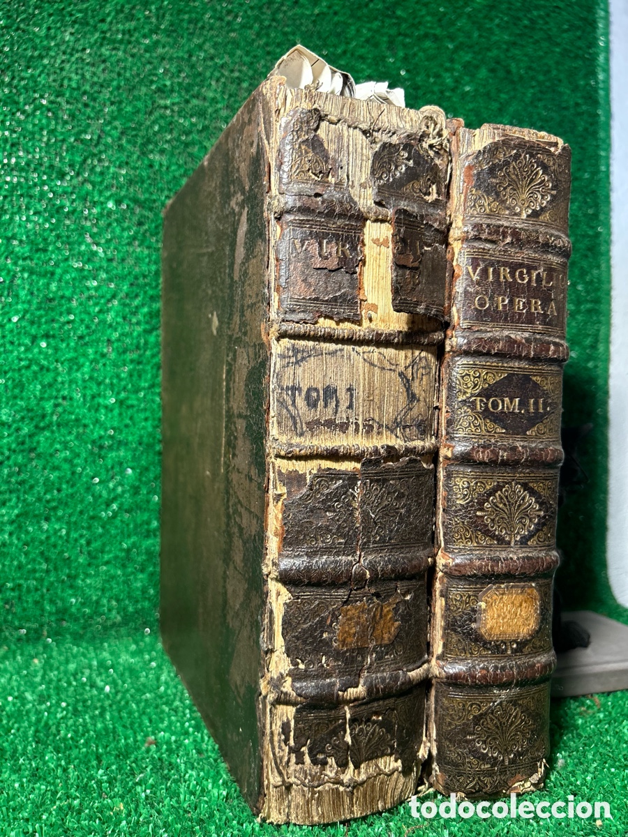 Libros antiguos: VIRGILII MARONIS OPERA 1717 - B4 - Foto 3