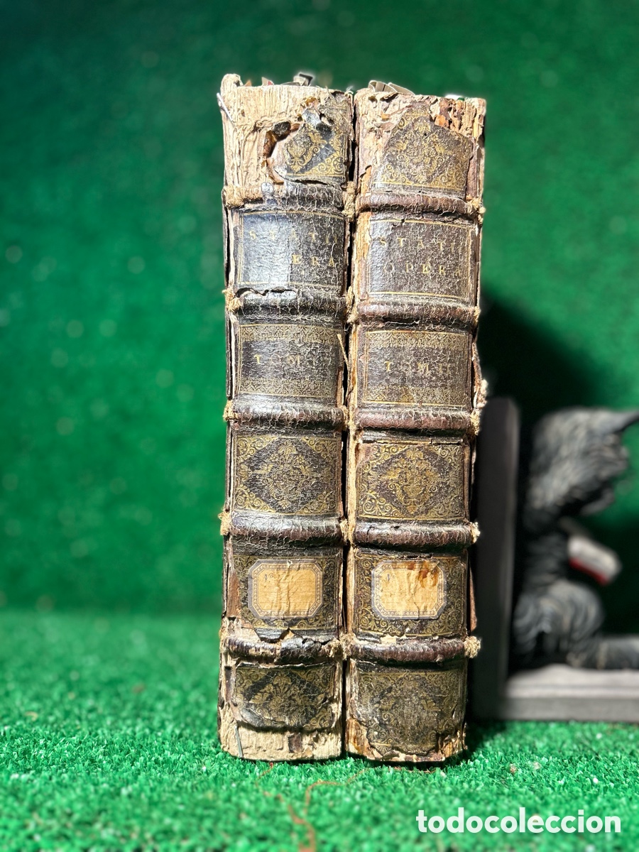 Libros antiguos: OPERA PUBLII PAPINII STATII - 1685 - B4 - Foto 3