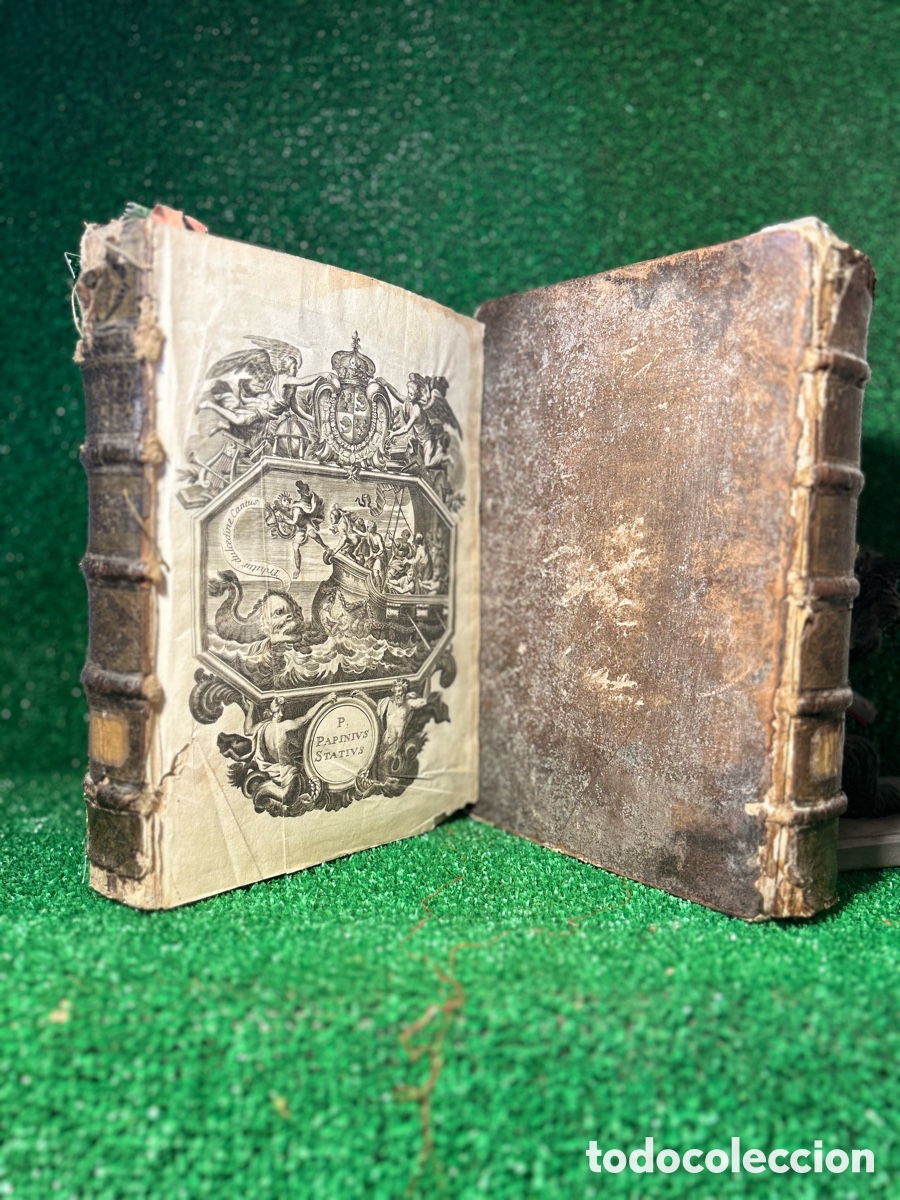 Libros antiguos: OPERA PUBLII PAPINII STATII - 1685 - B4 - Foto 4