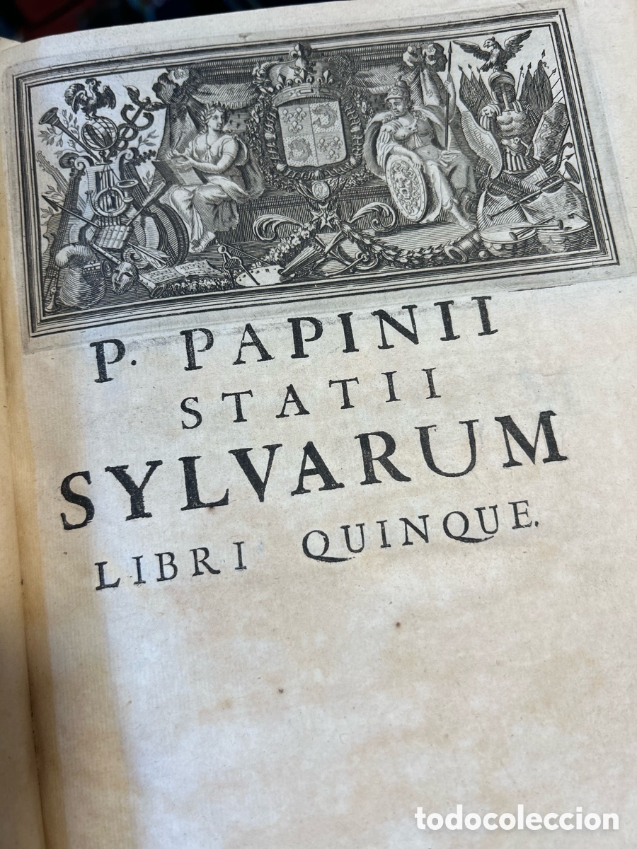 Libros antiguos: OPERA PUBLII PAPINII STATII - 1685 - B4 - Foto 7