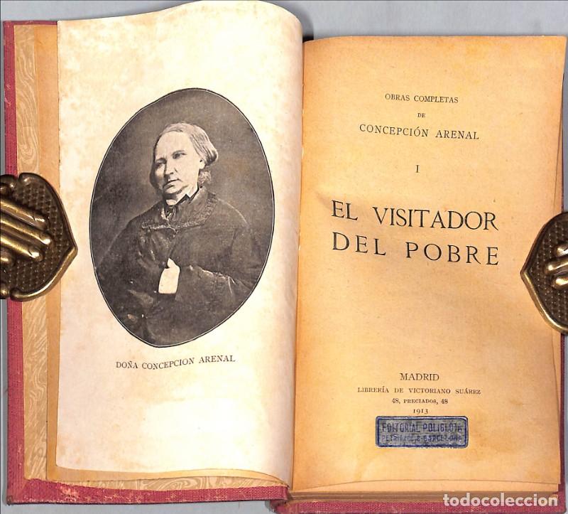 Libros antiguos: El visitador del poble: Volumen 1 - Concepci&oacute;n Arenal - Librer&iacute;a Victoriano Su&aacute;rez - 1913, 1&ordf; ed. -