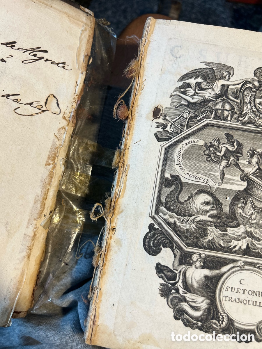 Libros antiguos: SUETONII OPERA OMNIA - 1684 - B4 - Foto 6