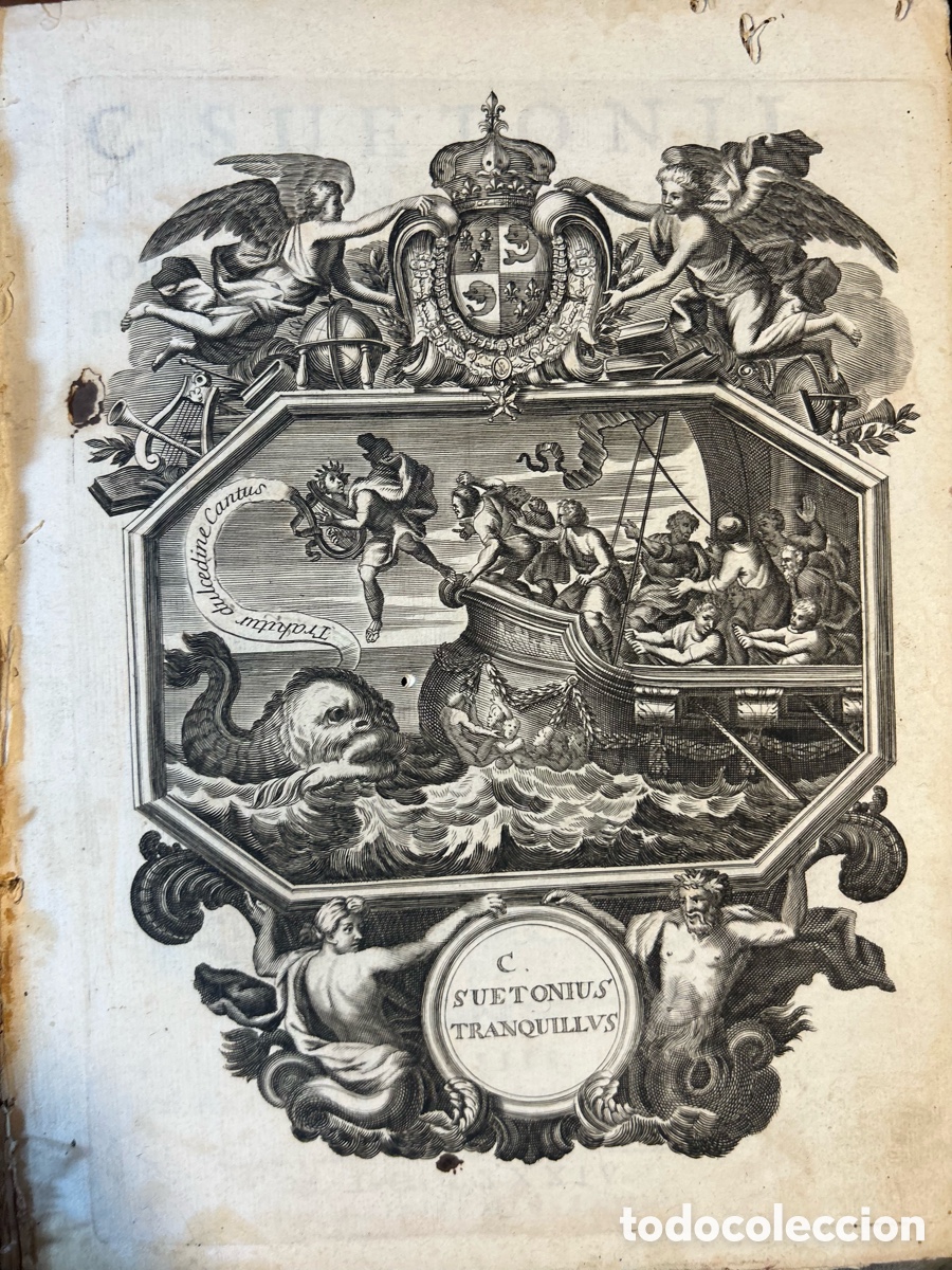 Libros antiguos: SUETONII OPERA OMNIA - 1684 - B4 - Foto 7