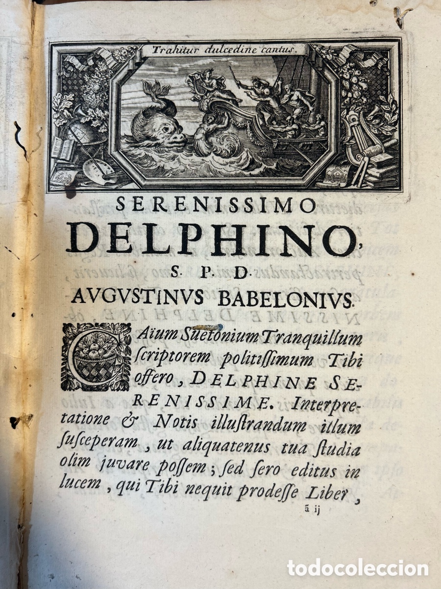 Libros antiguos: SUETONII OPERA OMNIA - 1684 - B4 - Foto 9
