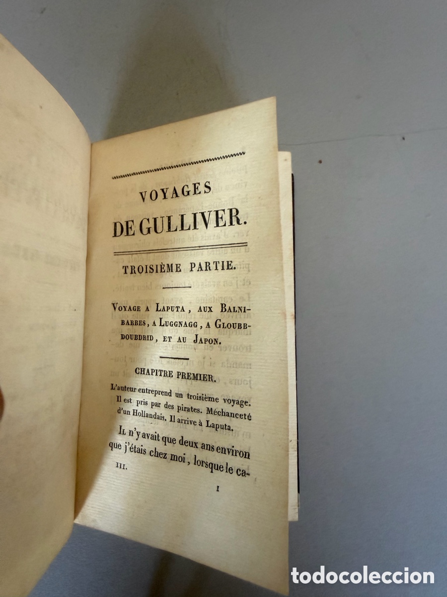 Libros antiguos: Los Viajes de Gulliver&rdquo; de Jonathan Swift. - Foto 2