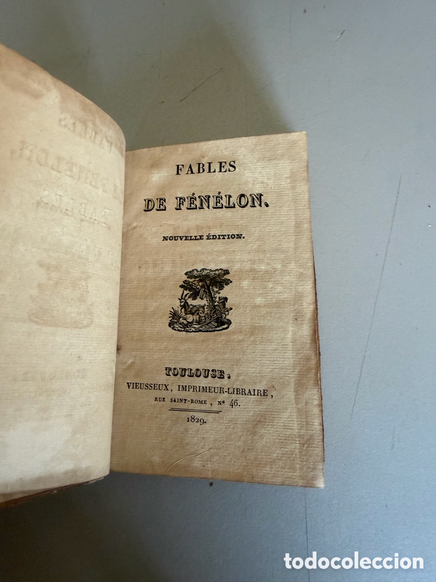 Libros antiguos: Libro antiguo FABLES DE F&Eacute;N&Eacute;LON, - Foto 2