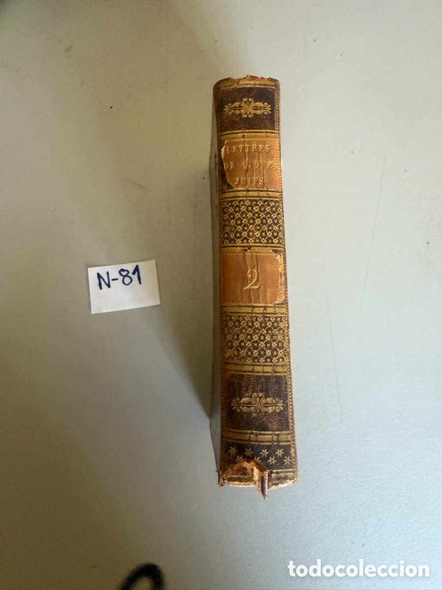 Libros antiguos: LETTRES DE QUELQUES JUIFS, PORTUGAIS