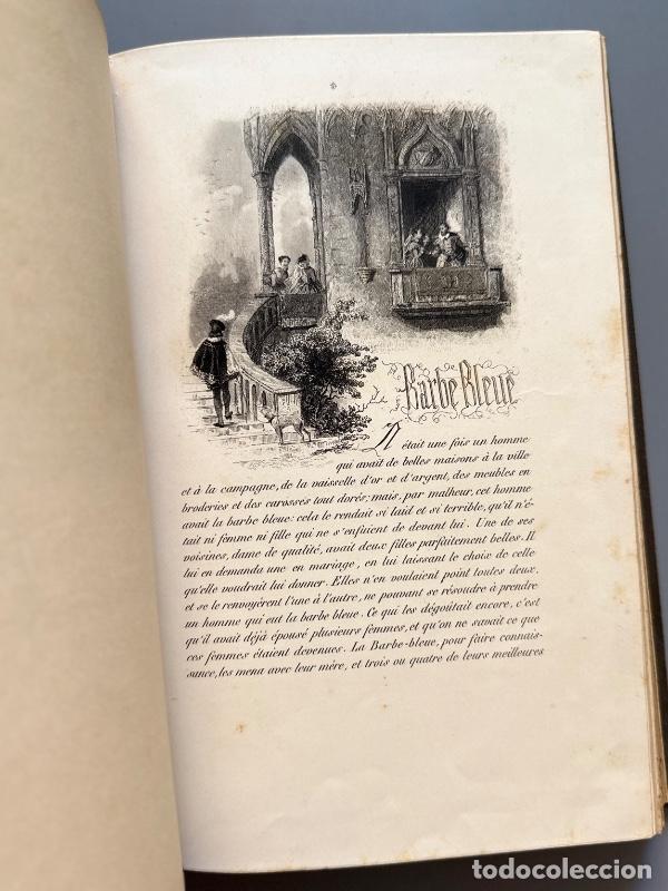 Libros antiguos: Contes de temps pass&eacute;, Charles Perrault - Bertin Libraire-&Eacute;diteur, 1854 - Foto 5