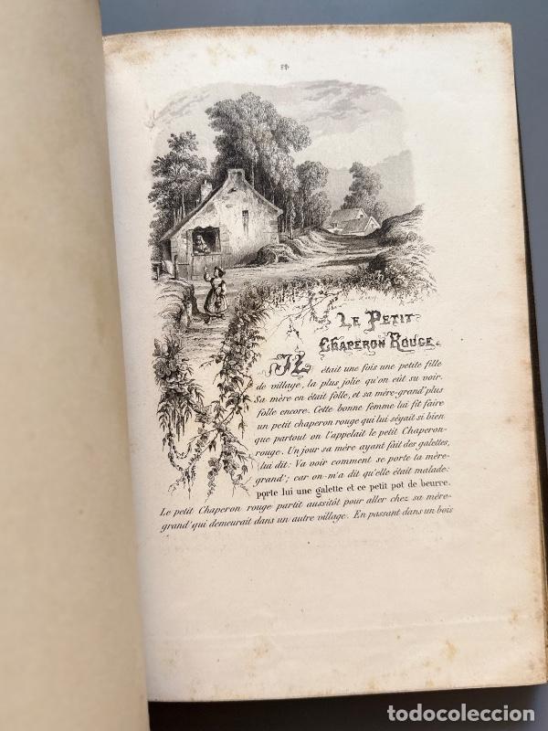 Libros antiguos: Contes de temps pass&eacute;, Charles Perrault - Bertin Libraire-&Eacute;diteur, 1854 - Foto 7