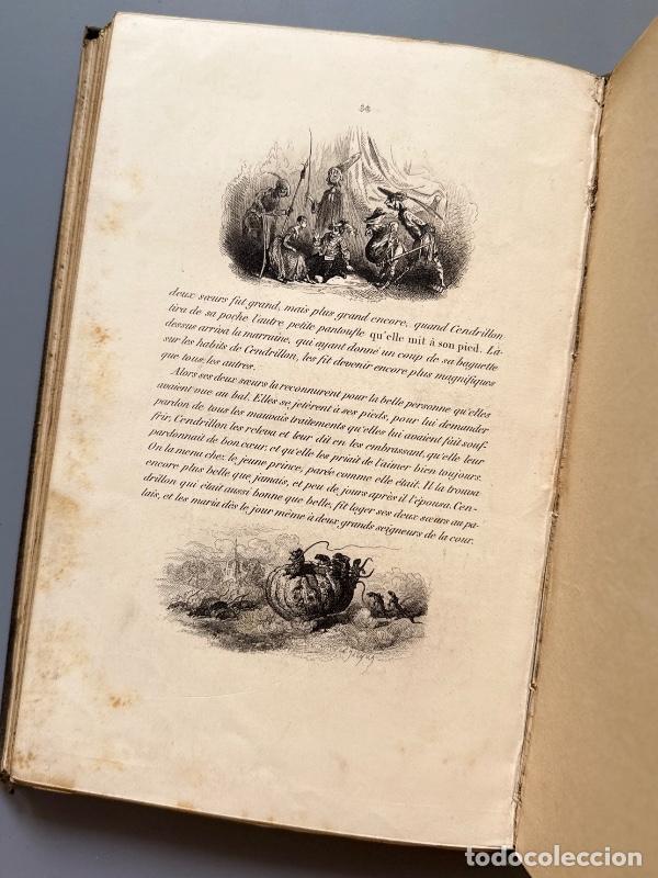 Libros antiguos: Contes de temps pass&eacute;, Charles Perrault - Bertin Libraire-&Eacute;diteur, 1854 - Foto 8