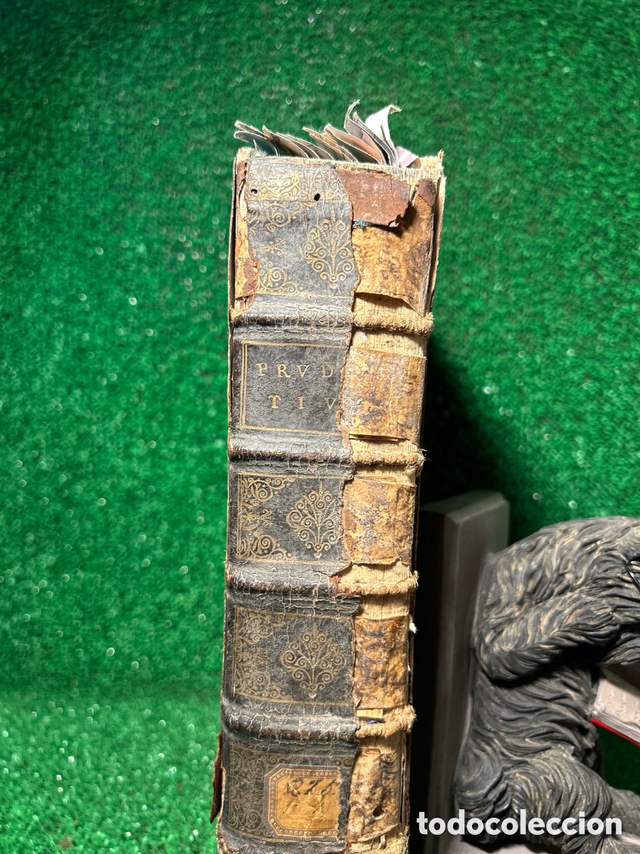 Libros antiguos: AURELII PRUDENTII CLEMENTIS OPERA - 1687-B4 - Foto 2