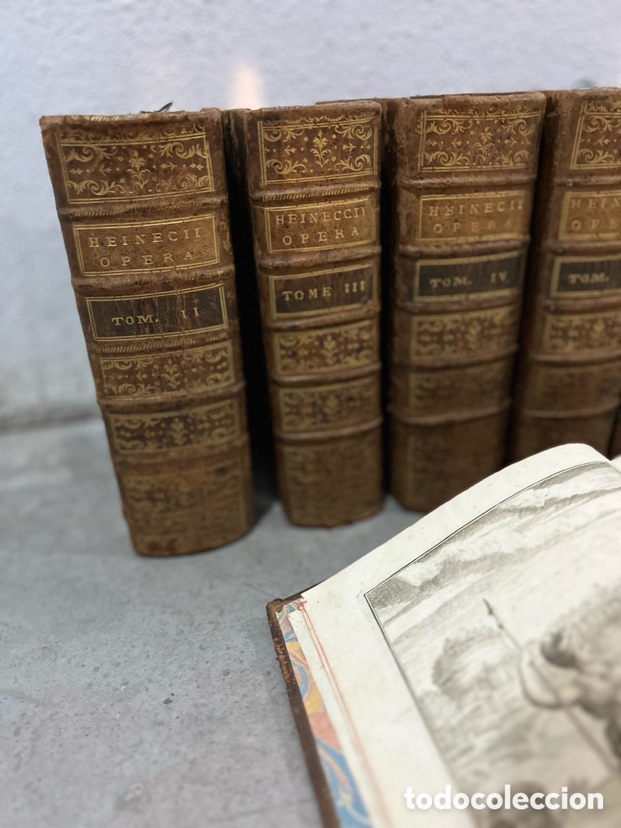 Libros antiguos: HEINECCII GOTTLIEB OPERA OMNIA - 1771-A5 - Foto 4