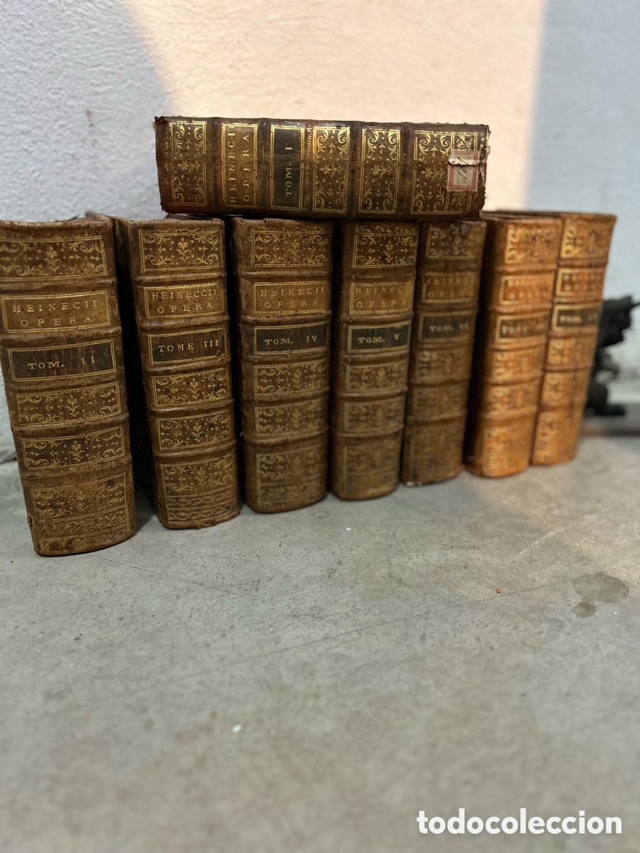 Libros antiguos: HEINECCII GOTTLIEB OPERA OMNIA - 1771-A5 - Foto 7
