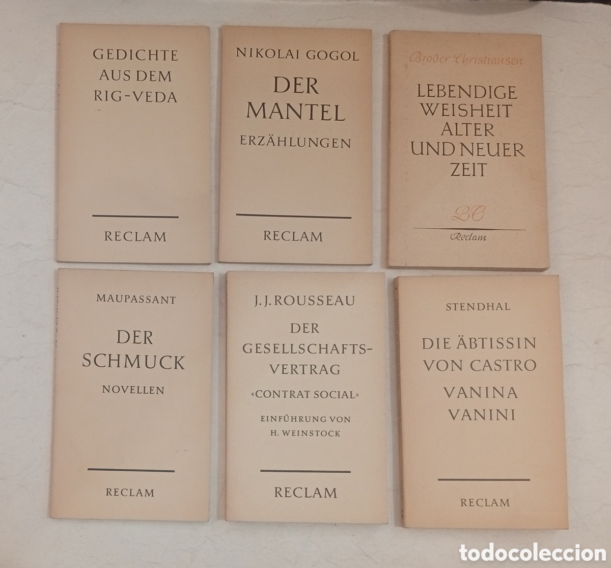 Libros antiguos: Seis libros literatura en alem&aacute;n a&ntilde;os 60