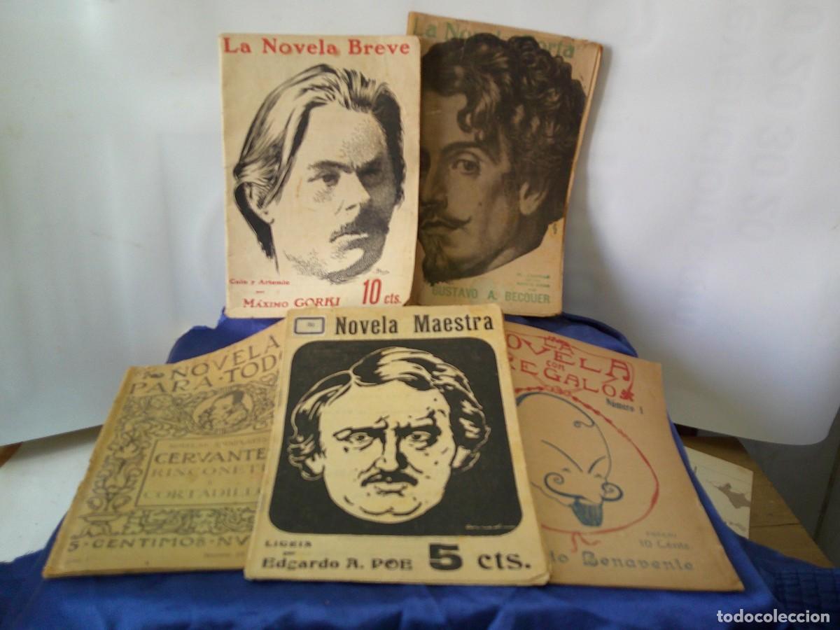 Libros antiguos: Lote: VARIOS, Novela Breve, CORTA con regalo,Novela MAESTRA, Novela para TODOS.GRANDES AUTORES! C32
