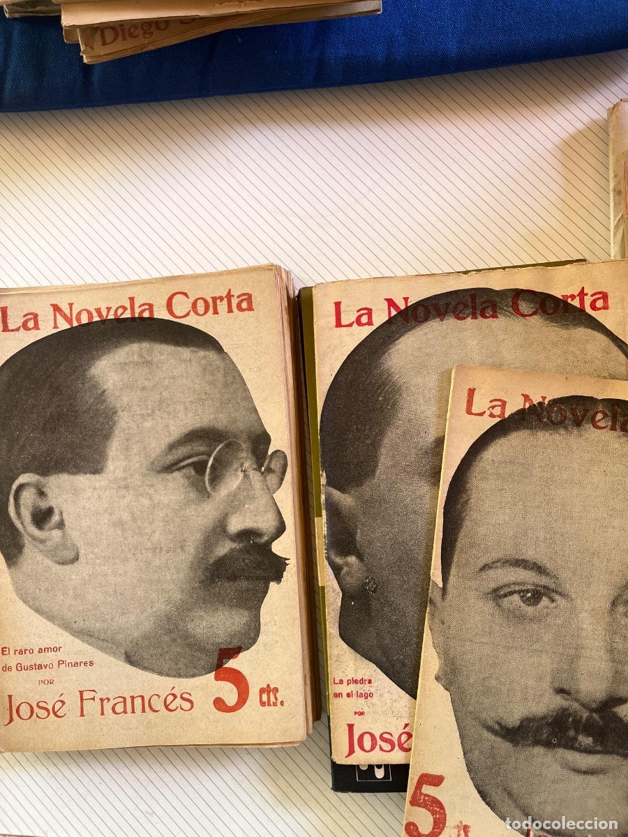 Libros antiguos: Jos&eacute; Franc&eacute;s- La novela corta- El coraz&oacute;n ajeno/ La piedra en el lago/ El raro amor de Gustavo Pinar