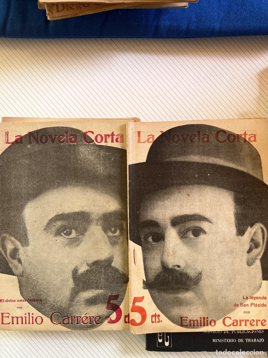 Libros antiguos: Emilio Carrere- La novela corta- La leyenda de San Pl&aacute;cido/ El divino amor humano