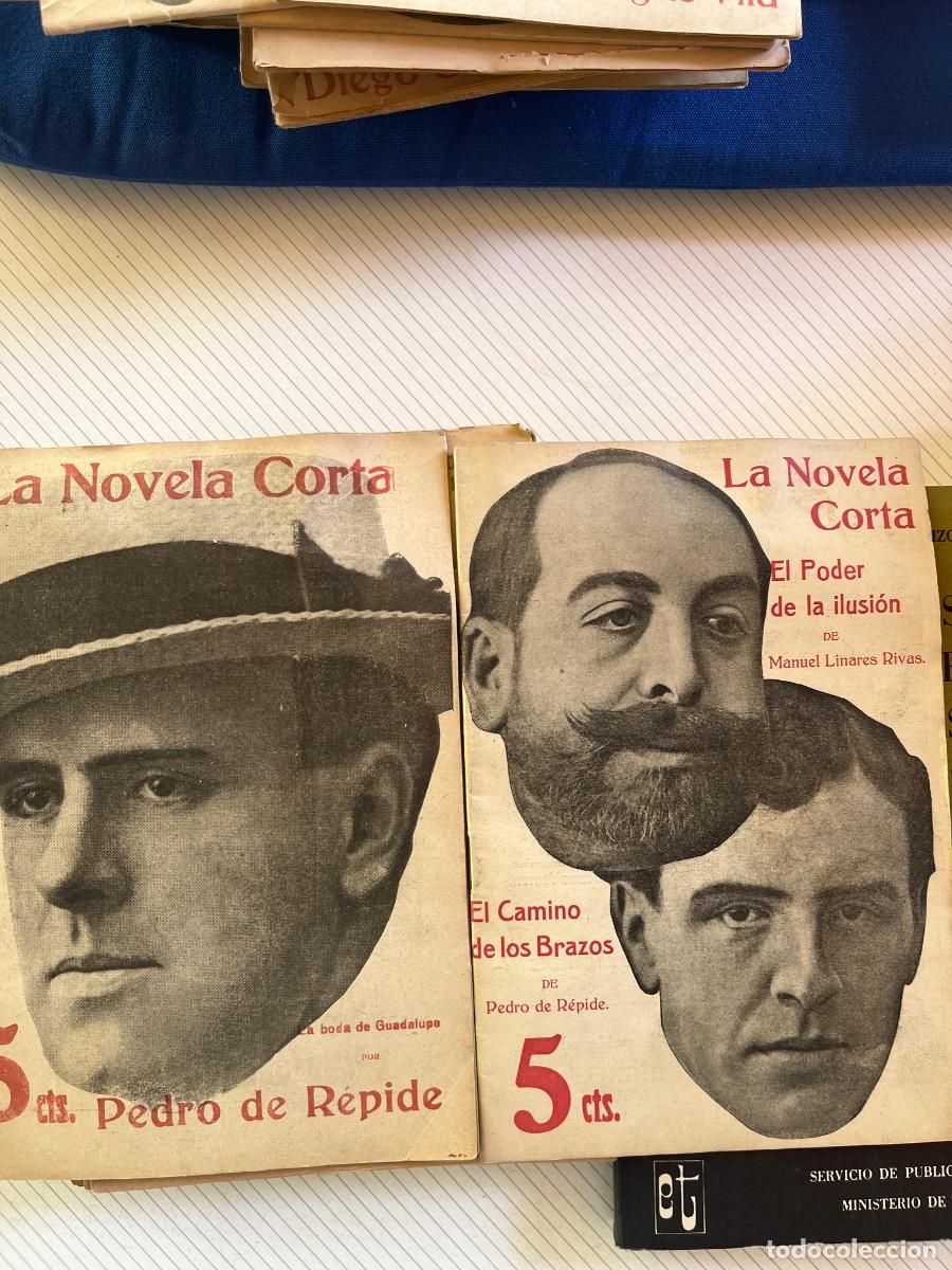 Libros antiguos: Pedro de Repide- La novela corta- La boda de Guadalupe/ El camino de los brazos + Linares Rivas: Pod