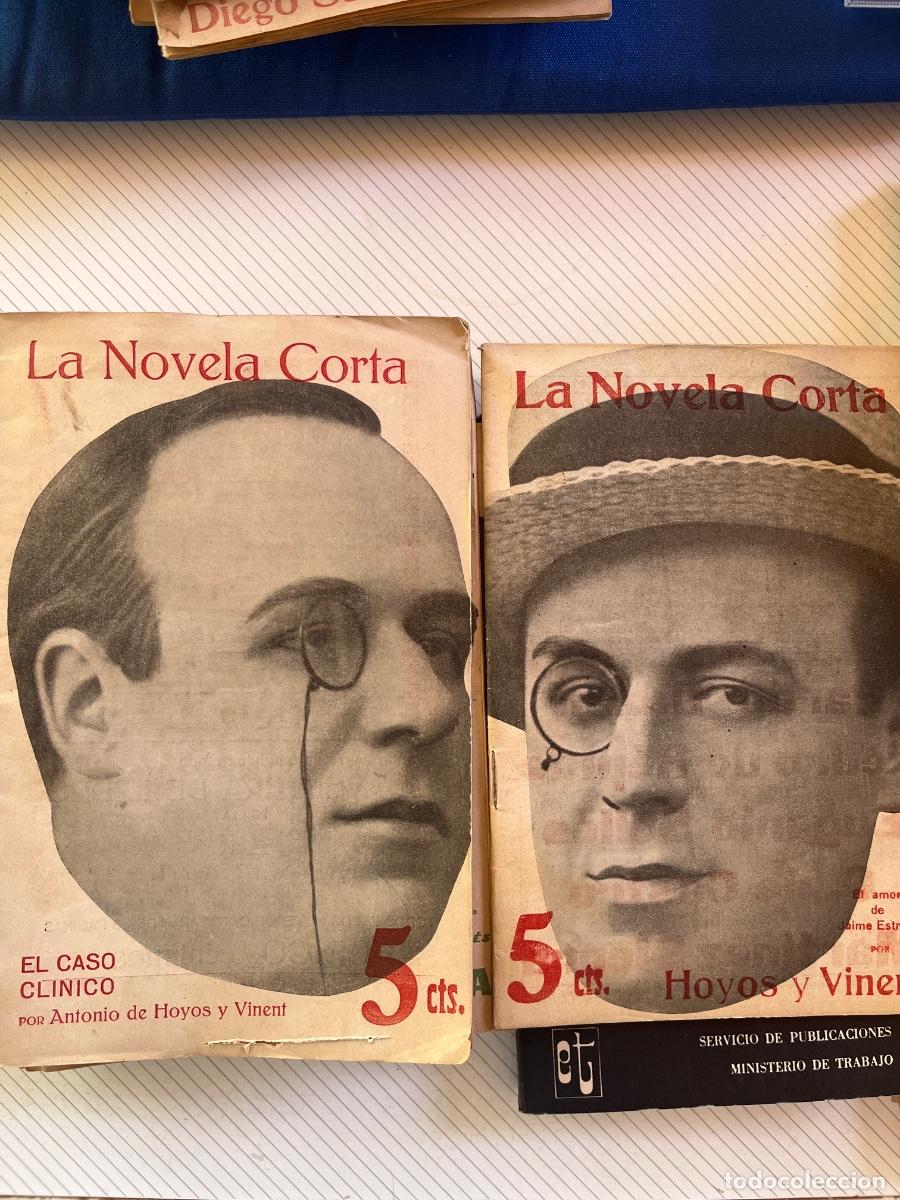 Libros antiguos: Hoyos y Vinent- La novela corta- El caso cl&iacute;nico / El amor de Jaime Estradas