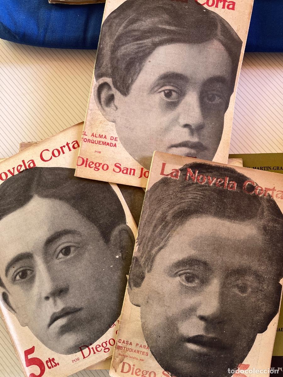 Libros antiguos: Diego San Jos&eacute;: El alma de Torquemada/ Ni&ntilde;a de plata/ Casa de estudiantes, 1916-17- La novela corta