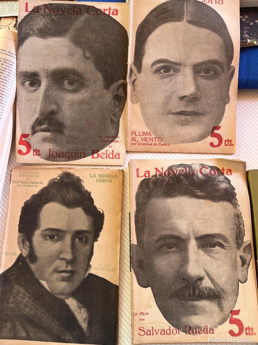 Libros antiguos: 1916-17- La novela corta: Cristobal de Castro, Joaquin Belda, Salvador Rueda, Est&eacute;banez Calder&oacute;n
