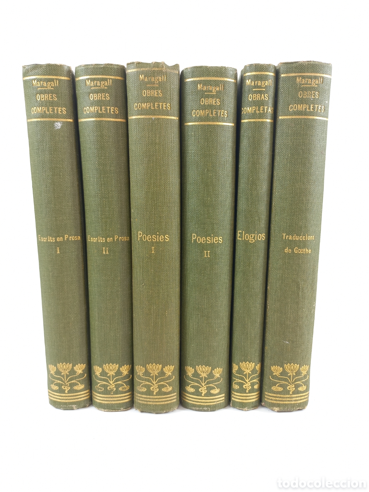 Libros antiguos: Obres Completes Joan Maragall. Gili. 6 vol. - Foto 2