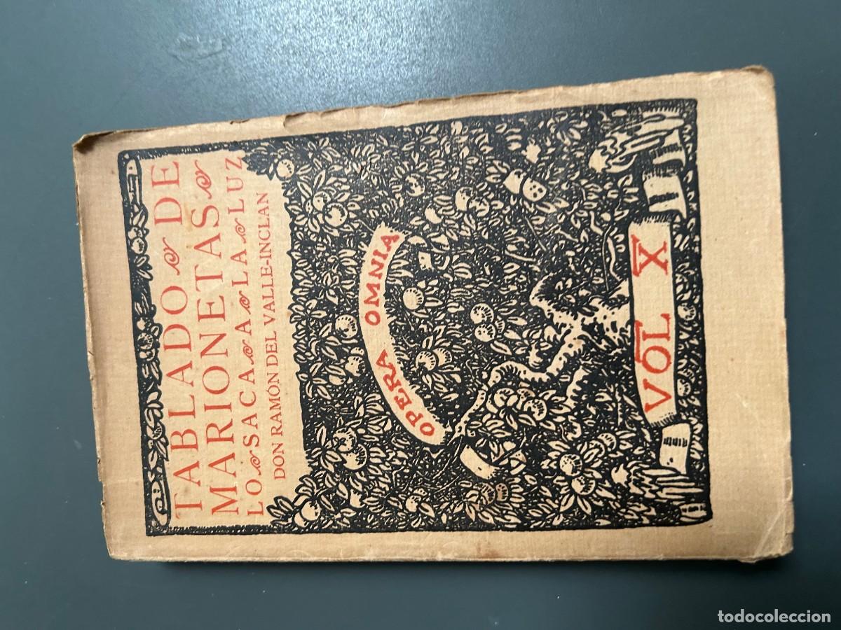 Libros antiguos: TABLADO DE MARIONETAS. RAM&Oacute;N DEL VALLE INCL&Aacute;N.