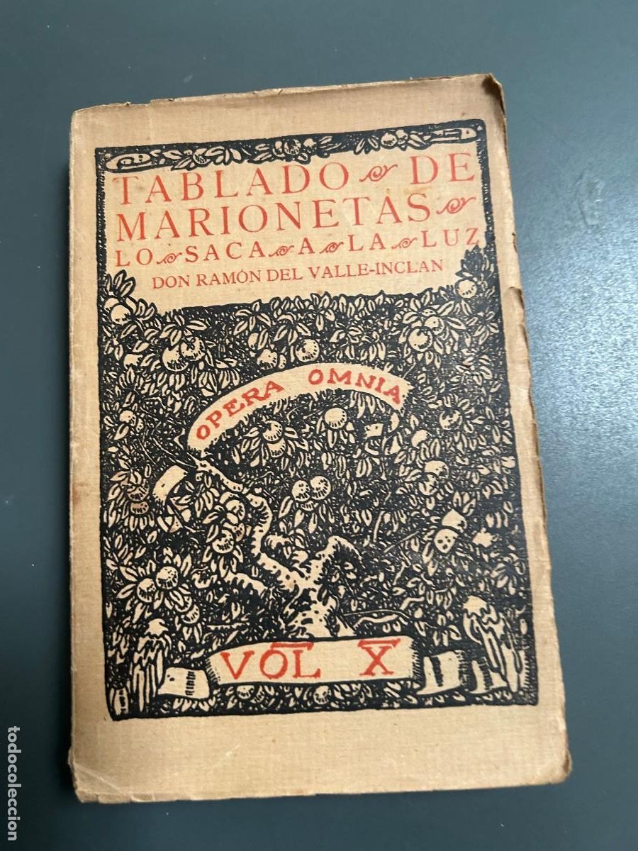 Libros antiguos: TABLADO DE MARIONETAS. RAM&Oacute;N DEL VALLE INCL&Aacute;N.