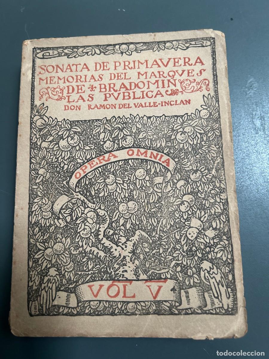 Libros antiguos: SONATA DE PRIMAVERA. RAM&Oacute;N DEL VALLE INCL&Aacute;N. 1914.