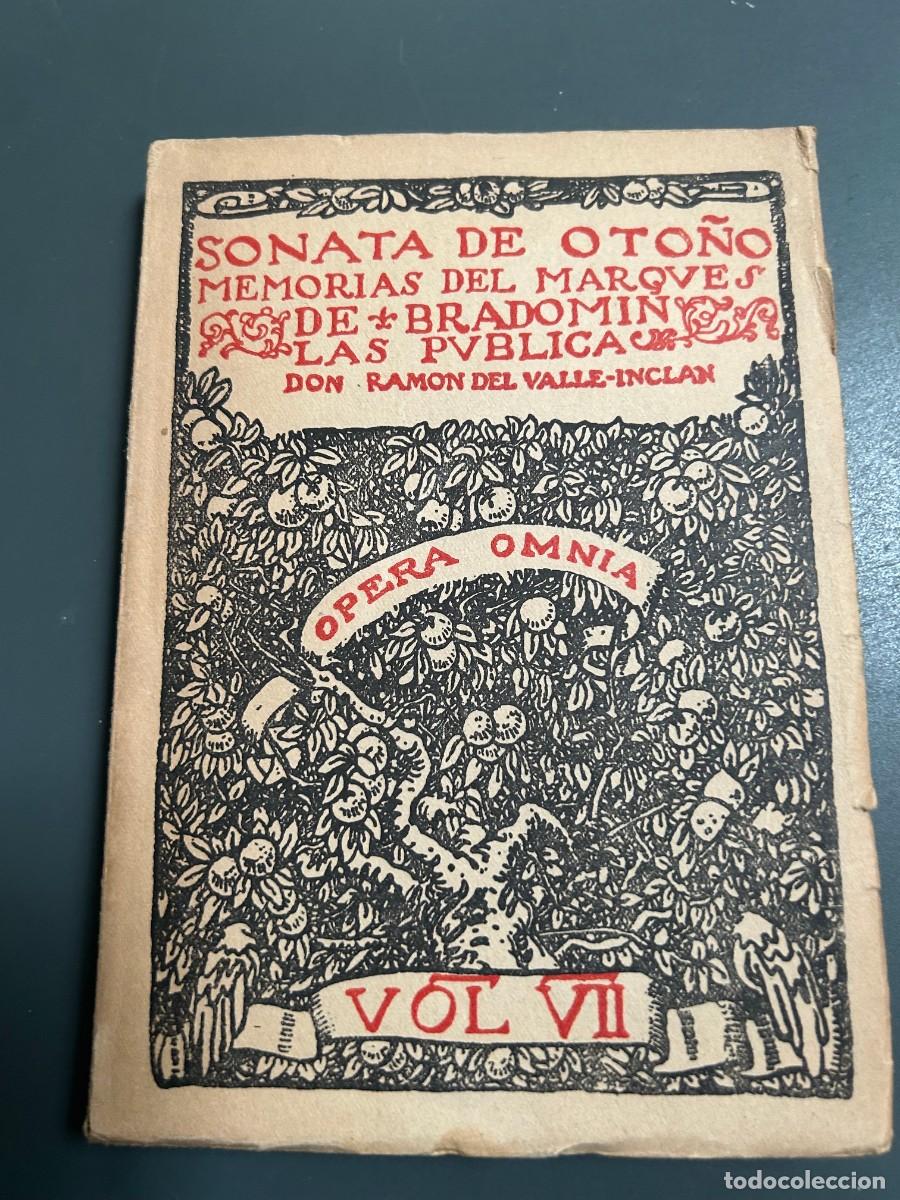 Libros antiguos: SONATA DE OTO&Ntilde;O. RAMON DEL VALLE INCL&Aacute;N.
