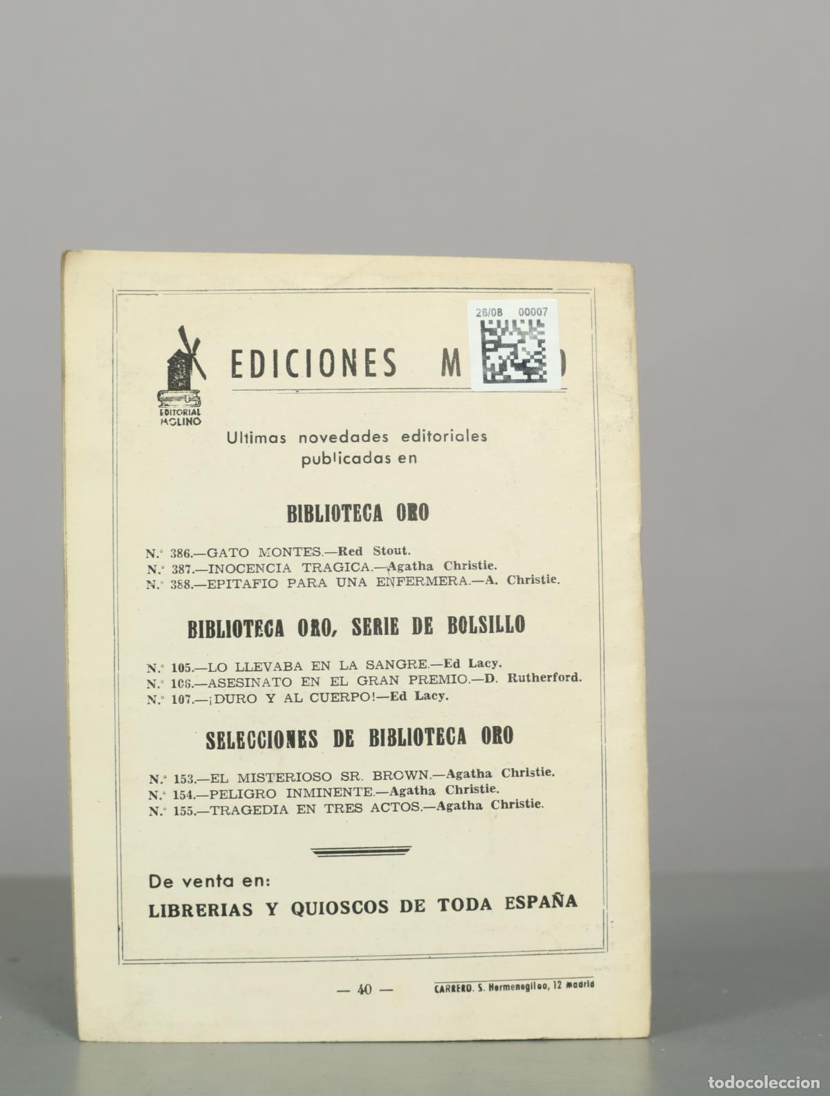 Libros antiguos: Pasatiempos Oro - Pedro Oc&oacute;n de Oro - N.&ordm; 17 - A&ntilde;o II - Foto 2