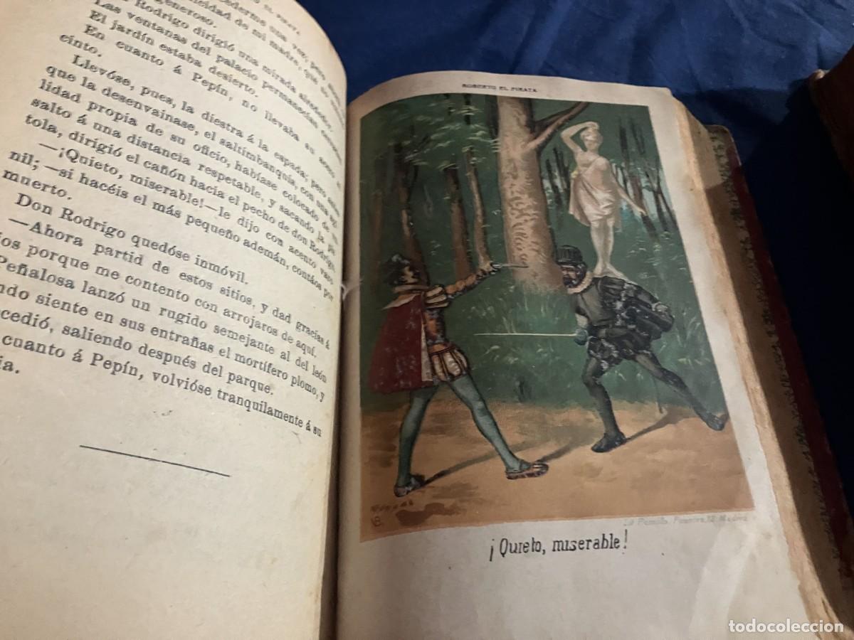 Libros antiguos: ROBERTO EL PIRATA O EL NIETO DEL DIABLO. - Foto 8